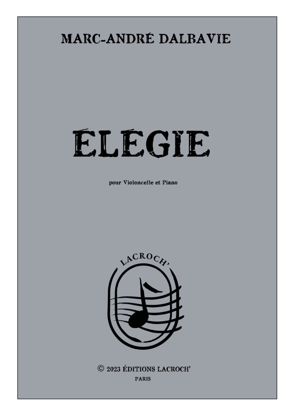 Élégie – Marc-André Dalbavie