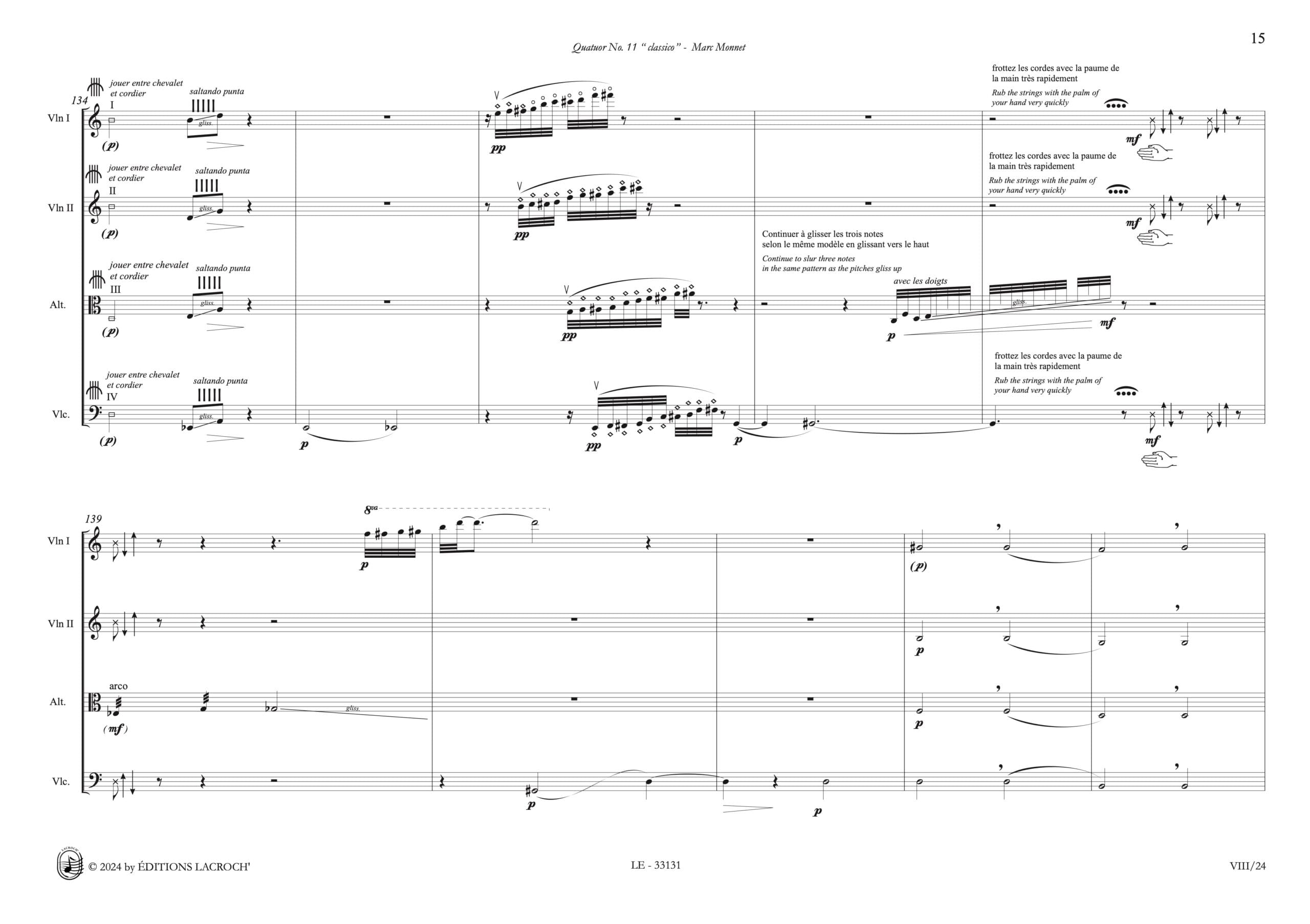 Marc Monnet- Quatuor No.11