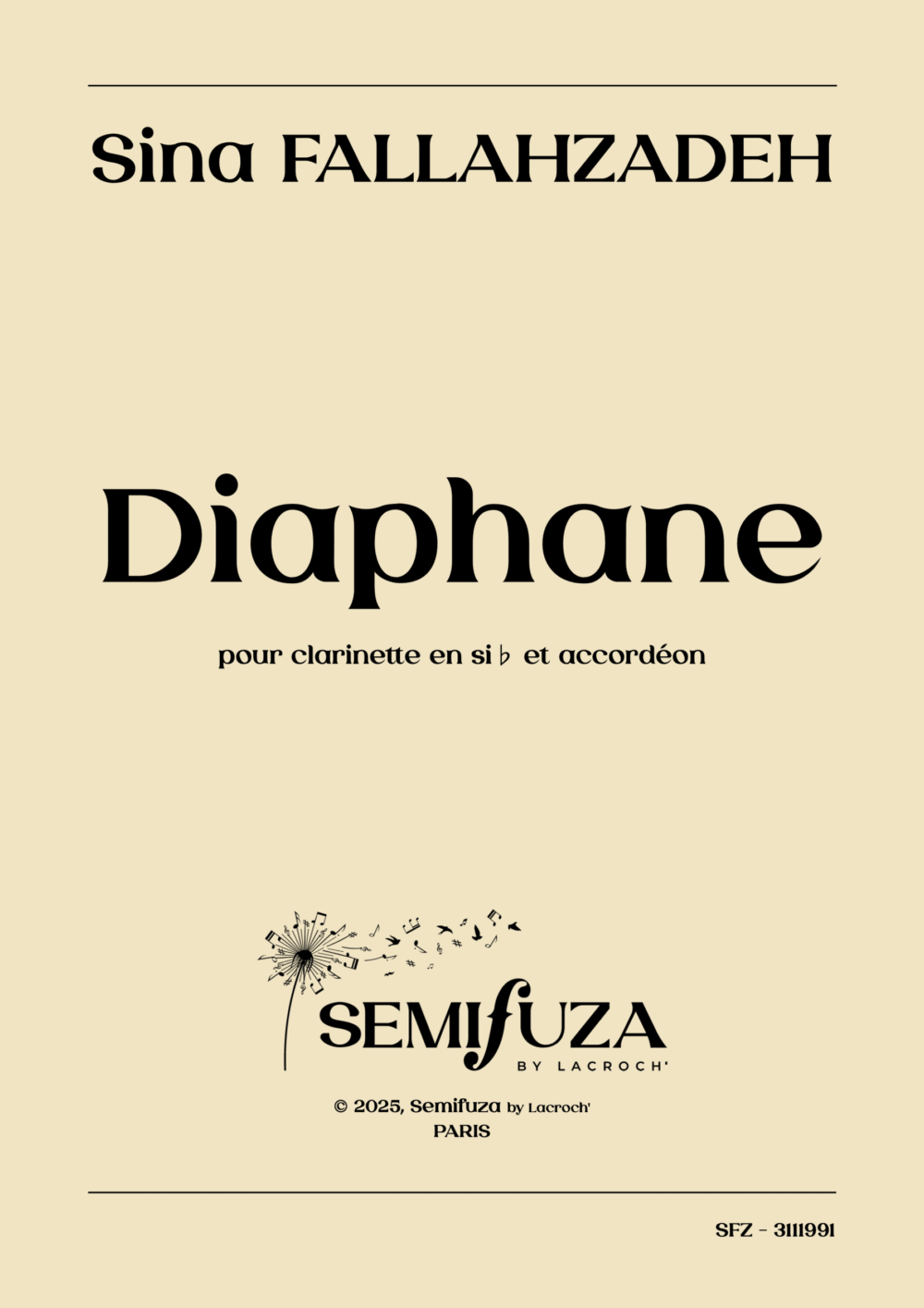 Diaphane – Sina Fallahzadeh – Semifuza by Lacroch&rsquo;