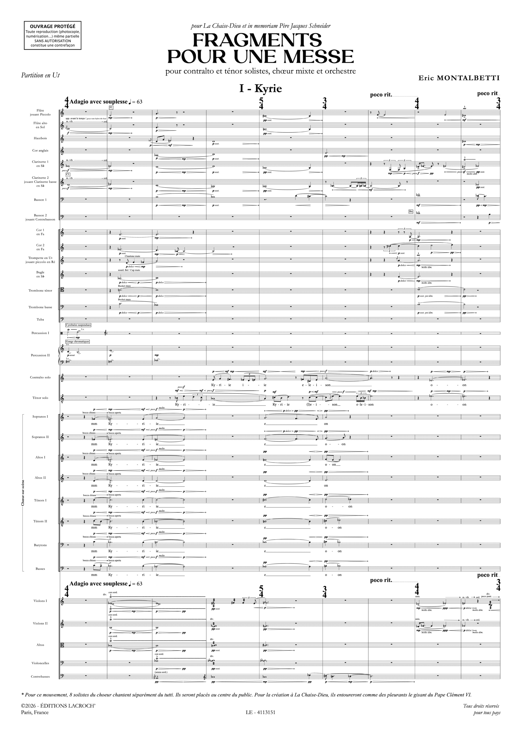 Fragments pour une messe - E-Montalbetti - p 1