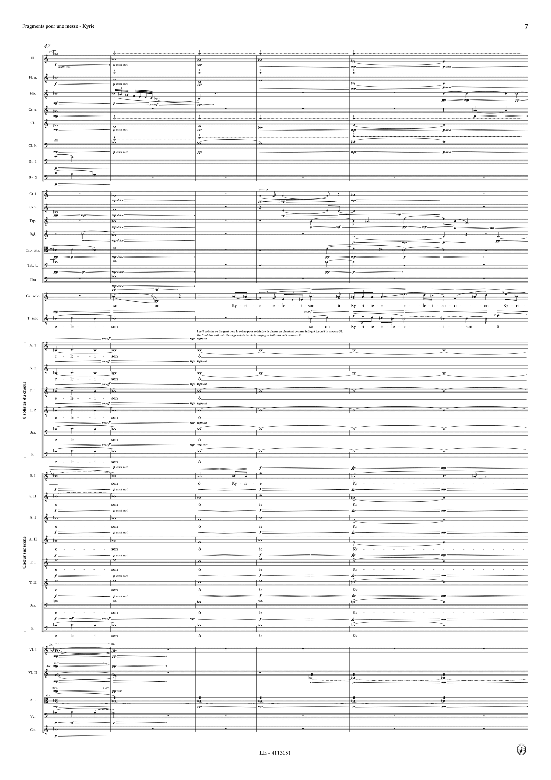 Fragments pour une messe - Éric MONTALBETTI 3