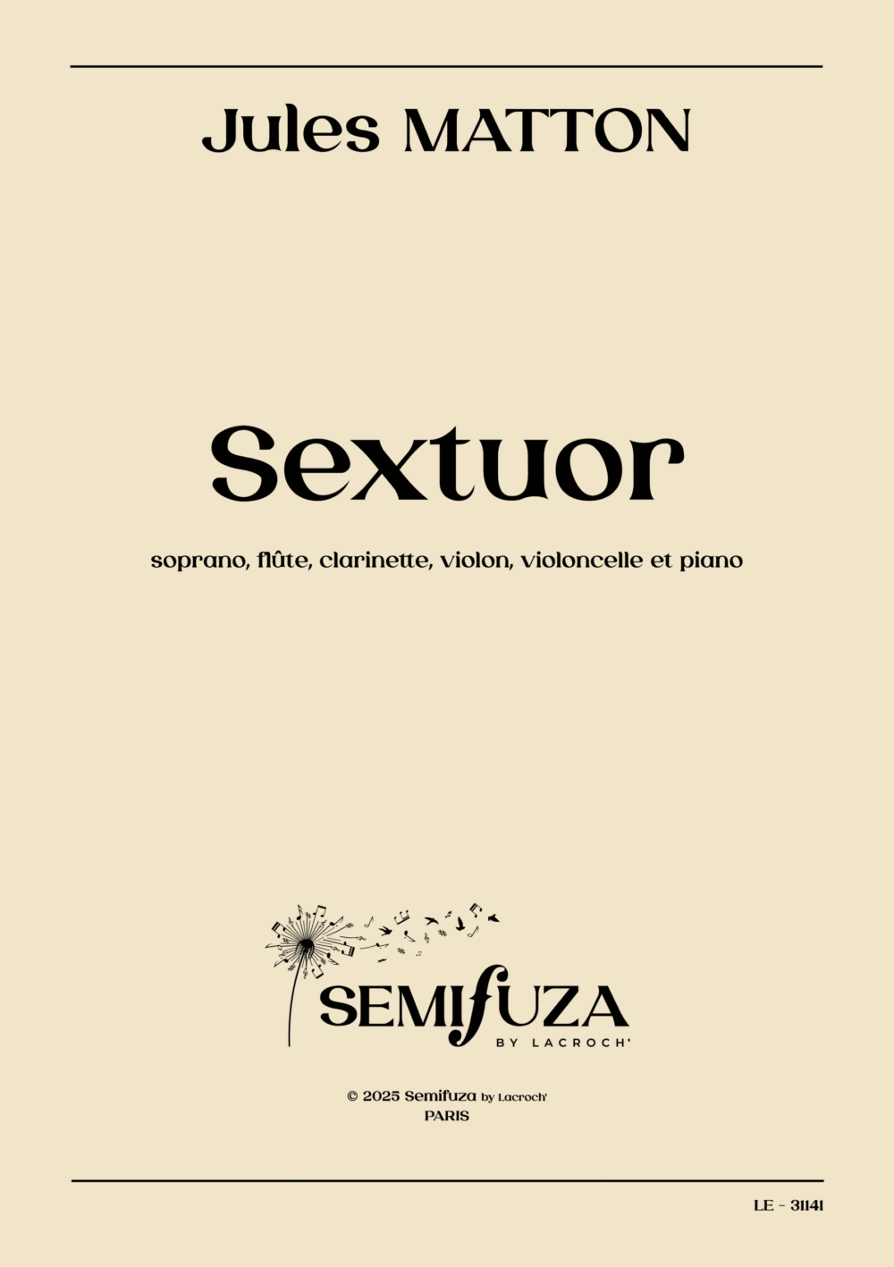 Jules Matton – Sextuor