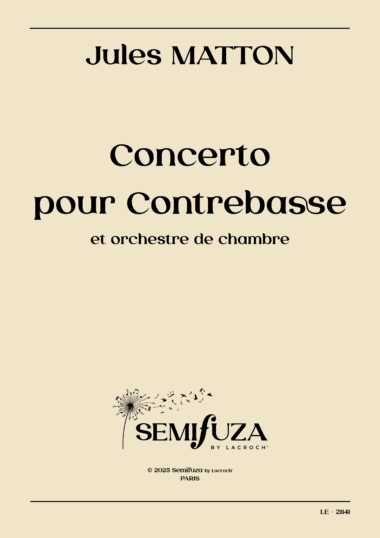 Concerto pour Contrebasse