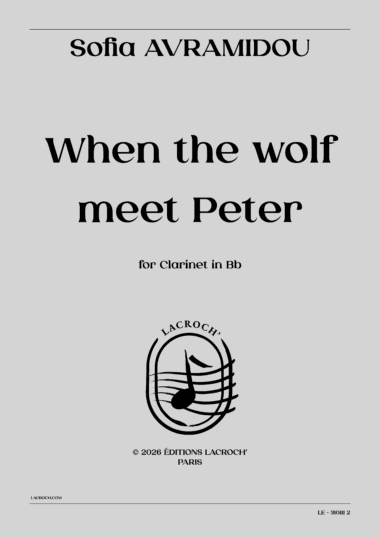 When the wolf met Peter (for clarinet in Bb)