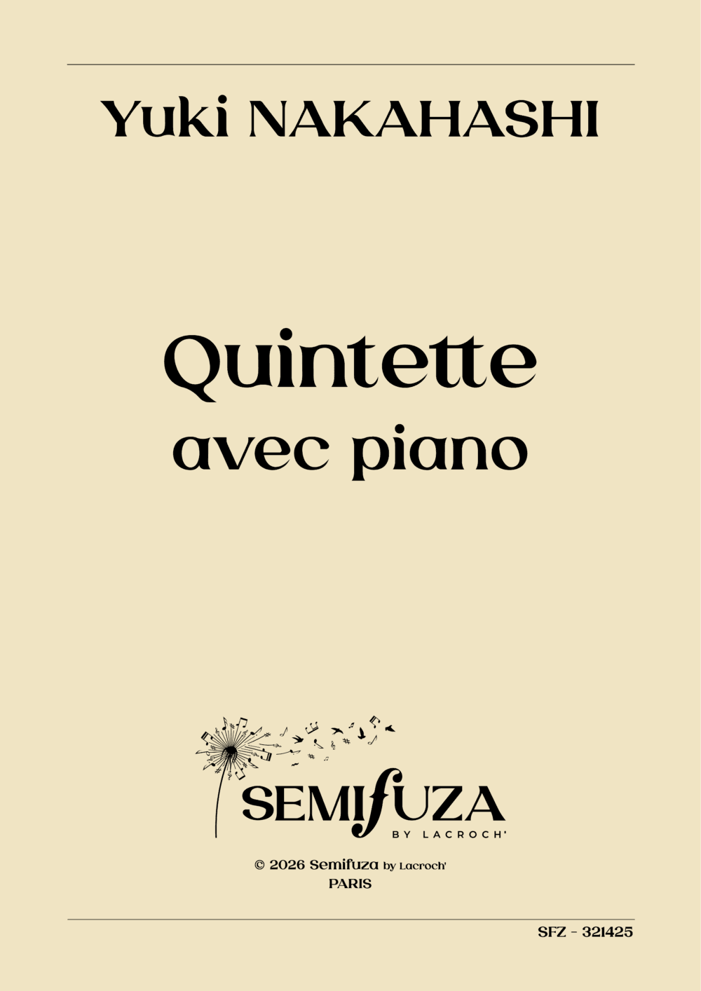 Quintette – Nakahashi – Titre